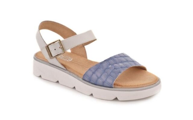 Sandalia menorca azul