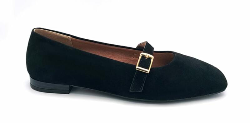 Zapato Ante Aarhus Negro Paparazzo 