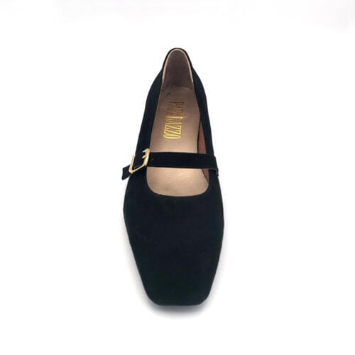 Comprar bailarina de ante negra modelo Aarhus zapateria online zapateria valladolid