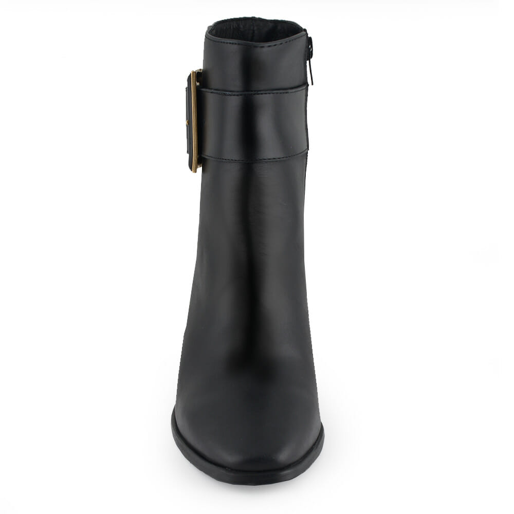 Botín de piel negra con tacón de 7 cm zapateria online zapateria valladolid Botín de piel negra con tacón de 7 cm zapateria online zapateria valladolid