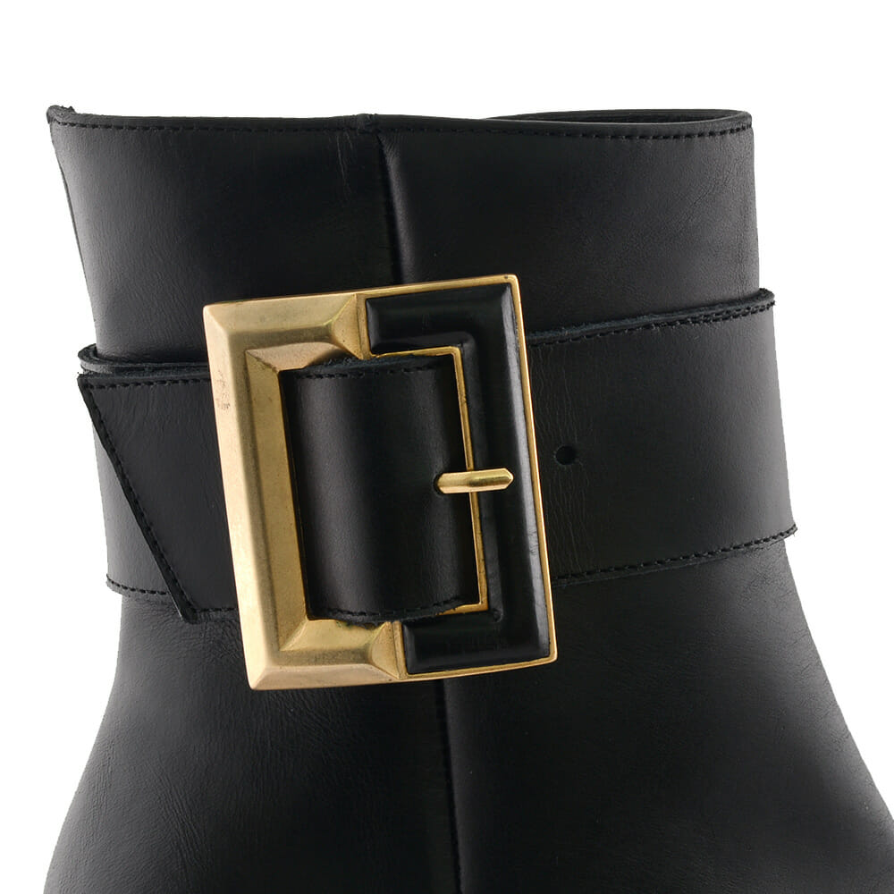 Botín de piel negra con tacón de 7 cm zapateria online zapateria valladolid Botín de piel negra con tacón de 7 cm zapateria online zapateria valladolid